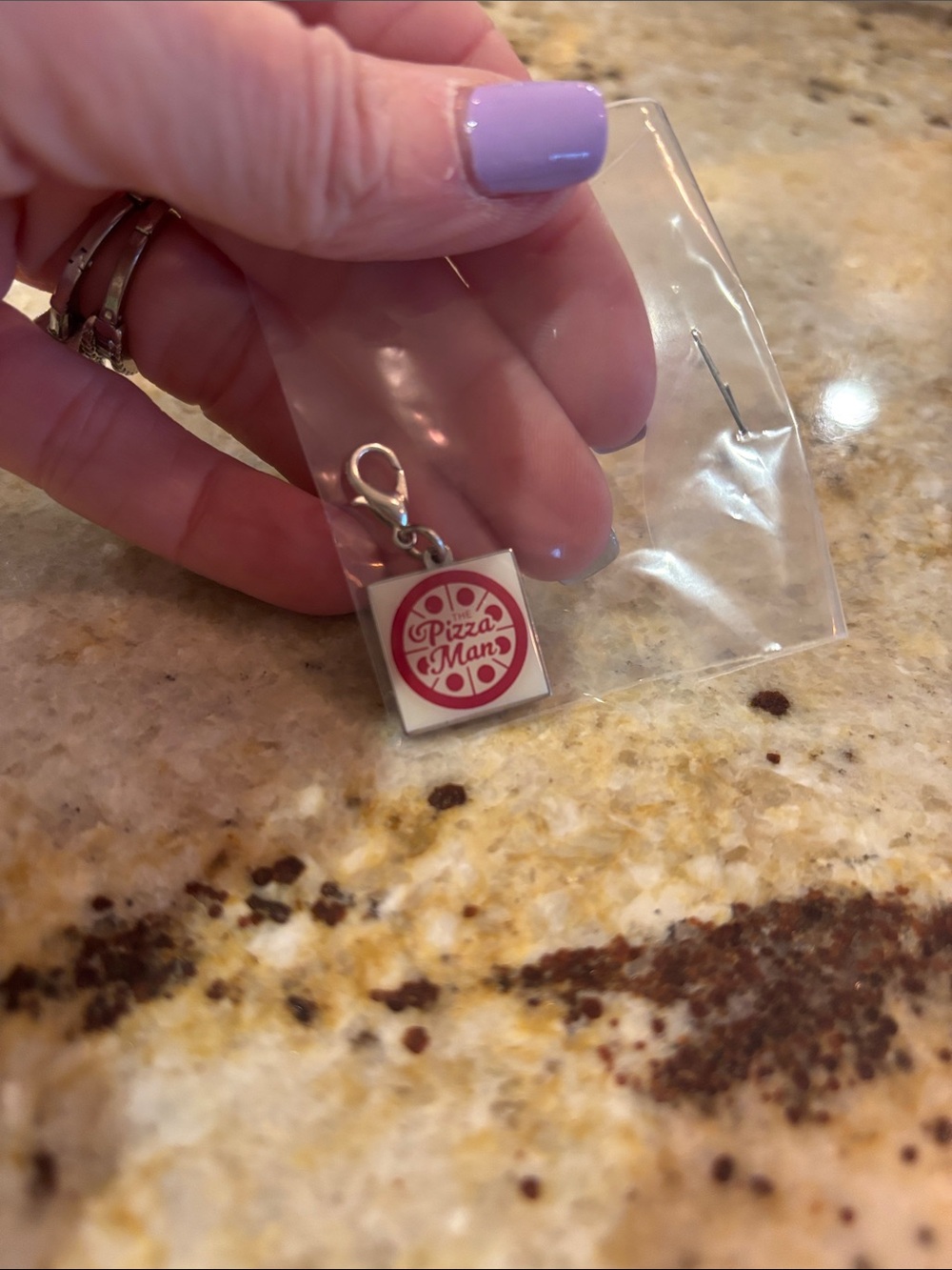 Supernatural Pizza Man Charm